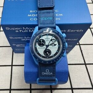 Swatch x Omega MISSION TO THE Super Blue Moonphase Watch